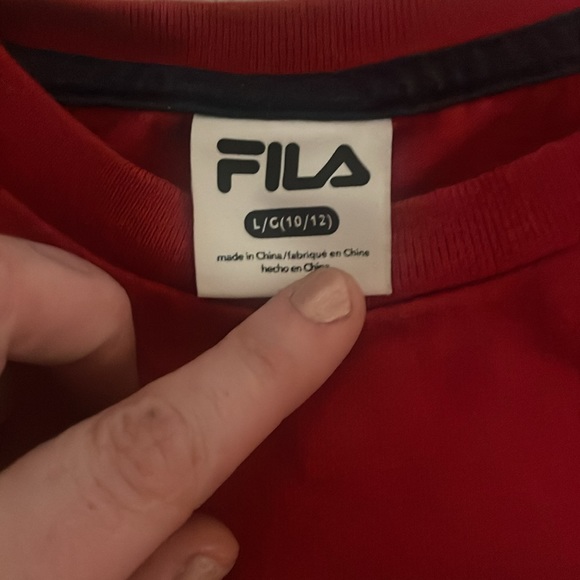 Unisex kids fila t shirt brand new - Picture 2 of 2